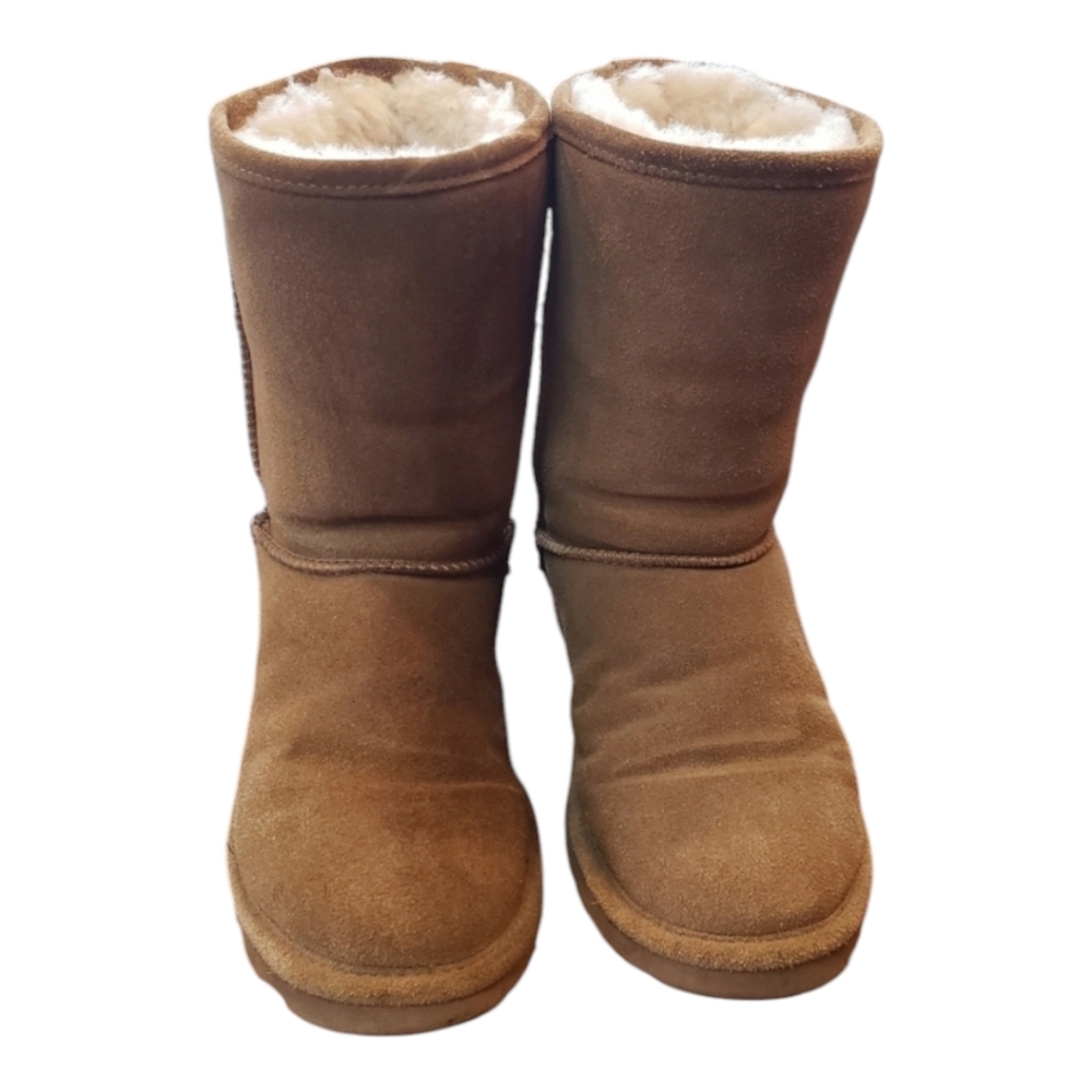 Bearpaw Cozy Tan Shepard Suede Leather Boots size‎ 9